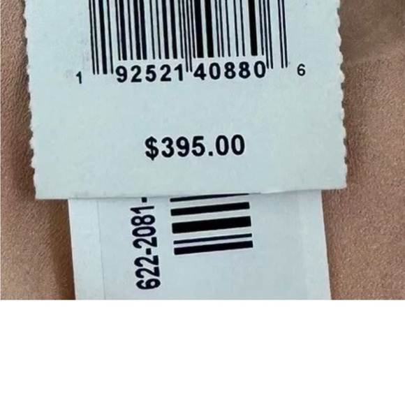 JONATHAN SIMKHAI Alice One Shoulder Top in Apricot Metallic Moire Revolve XS - Picture 5 of 8